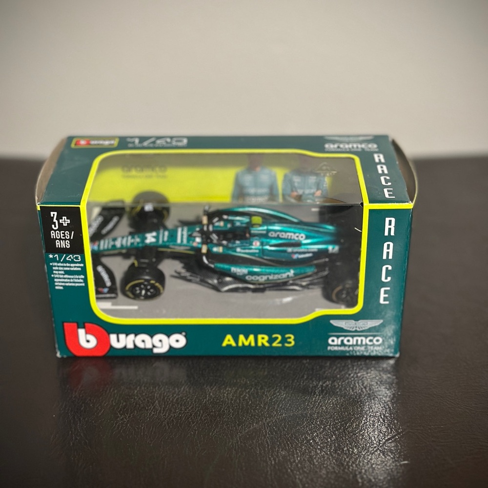 AMR23 Green Race Car Toy